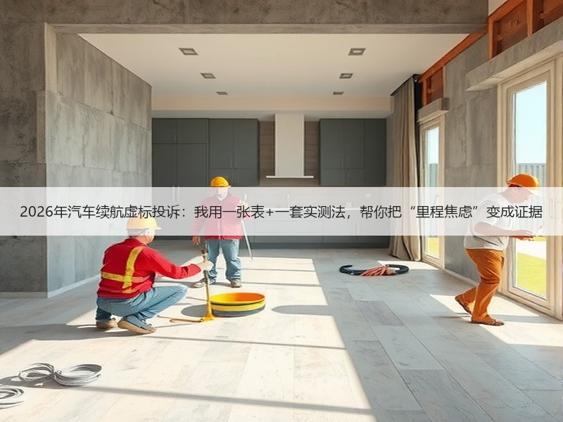 2026年汽车续航虚标投诉：我用一张表+一套实测法，帮你把“里程焦虑”变成证据
