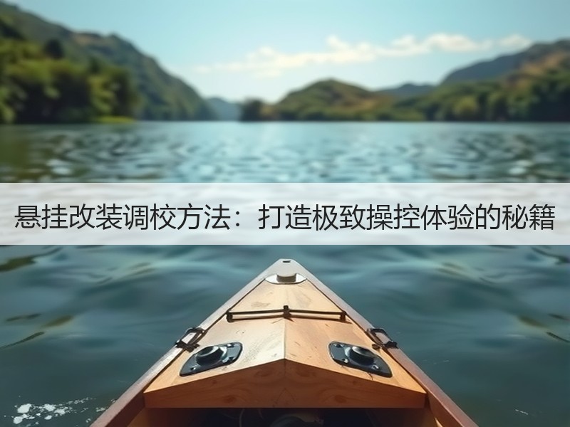 悬挂改装调校方法：打造极致操控体验的秘籍
