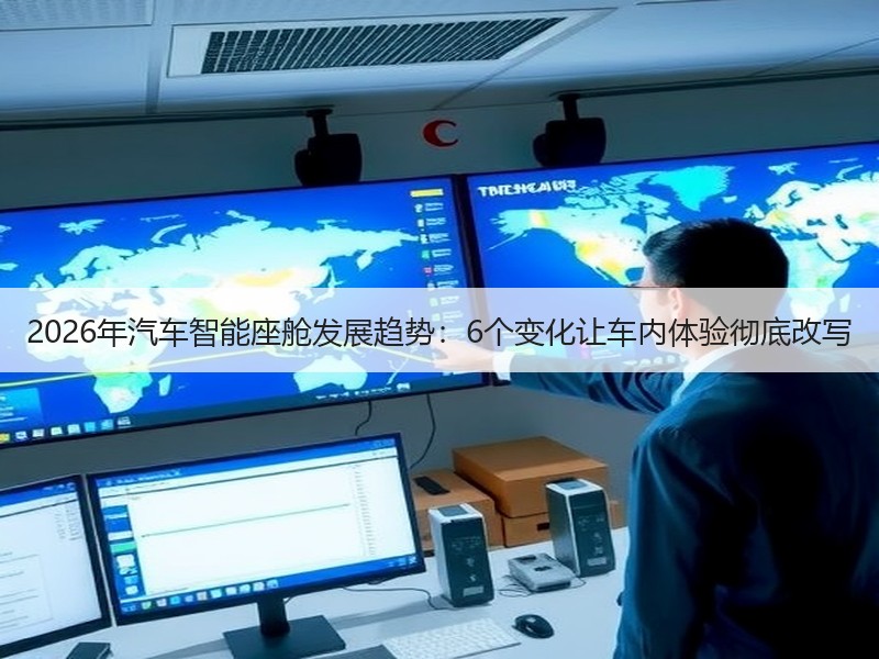 2026年汽车智能座舱发展趋势：6个变化让车内体验彻底改写