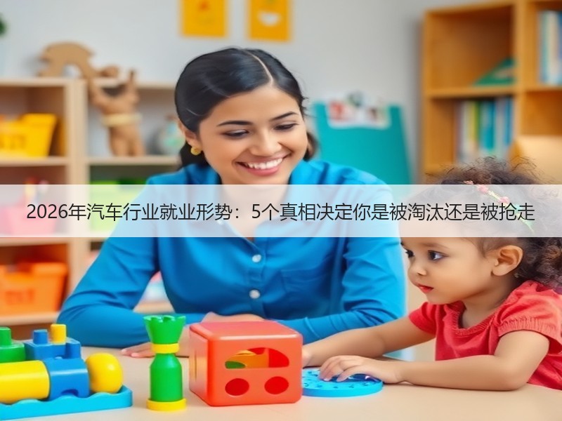 2026年汽车行业就业形势：5个真相决定你是被淘汰还是被抢走
