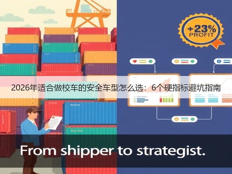2026年适合做校车的安全车型怎么选：6个硬指标避坑指南