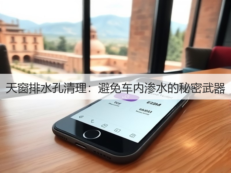 天窗排水孔清理：避免车内渗水的秘密武器