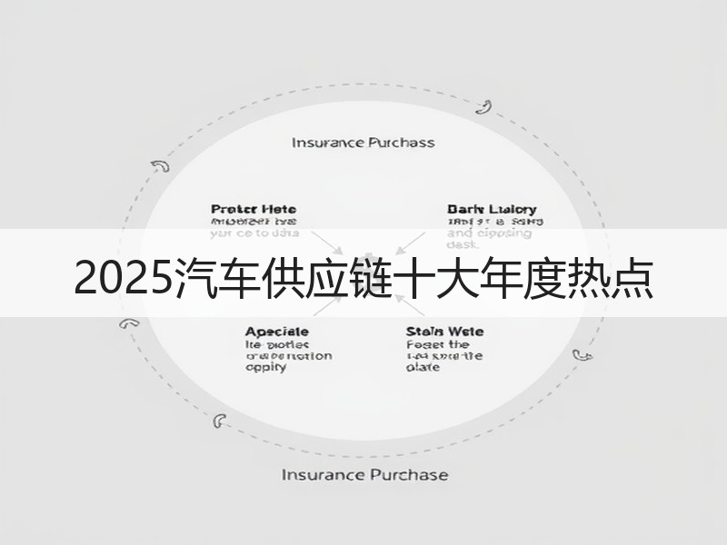 2025汽车供应链十大年度热点