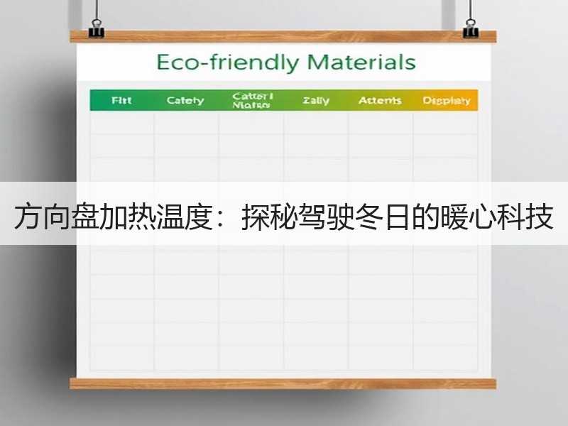 方向盘加热温度：探秘驾驶冬日的暖心科技