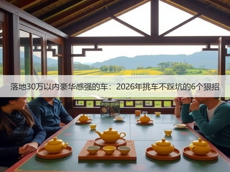 落地30万以内豪华感强的车：2026年挑车不踩坑的6个狠招