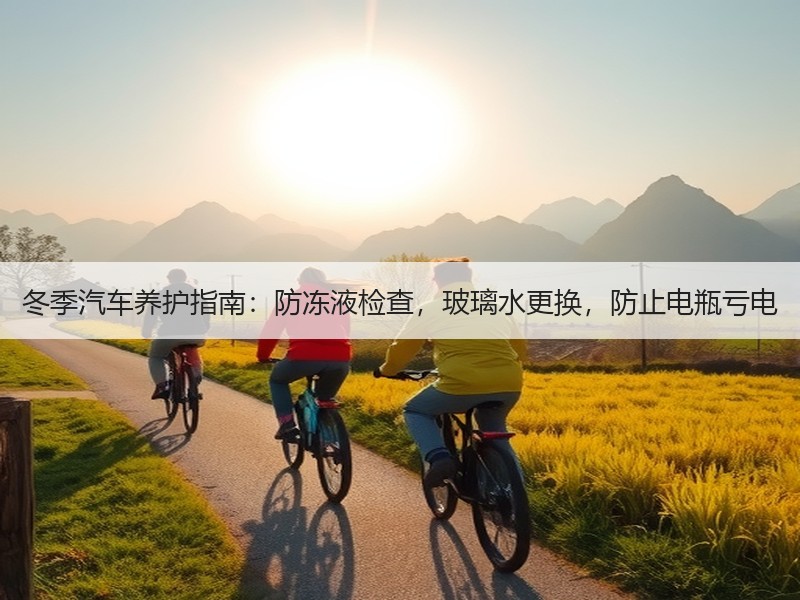 冬季汽车养护指南：防冻液检查，玻璃水更换，防止电瓶亏电