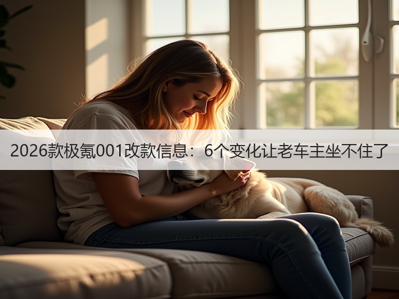 2026款极氪001改款信息：6个变化让老车主坐不住了