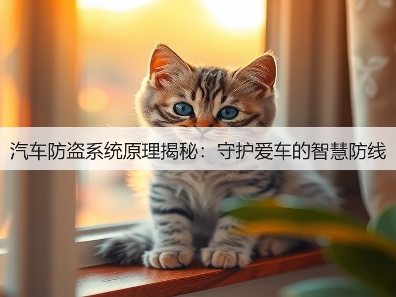 汽车防盗系统原理揭秘：守护爱车的智慧防线