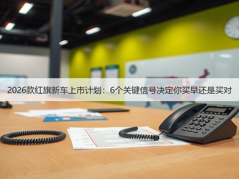 2026款红旗新车上市计划：6个关键信号决定你买早还是买对