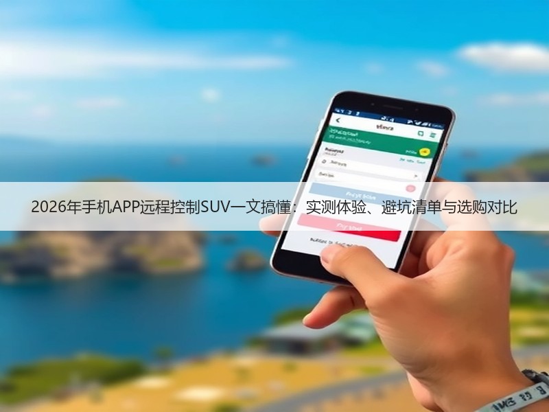 2026年手机APP远程控制SUV一文搞懂：实测体验、避坑清单与选购对比