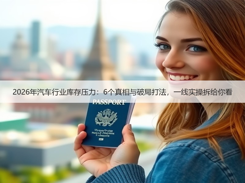 2026年汽车行业库存压力：6个真相与破局打法，一线实操拆给你看