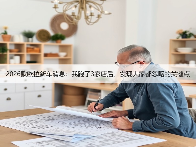 2026款欧拉新车消息：我跑了3家店后，发现大家都忽略的关键点