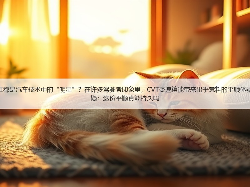 为什么CVT无级变速平顺性一直都是汽车技术中的“明星”？在许多驾驶者印象里，CVT变速箱能带来出乎意料的平顺体验，仿佛坐