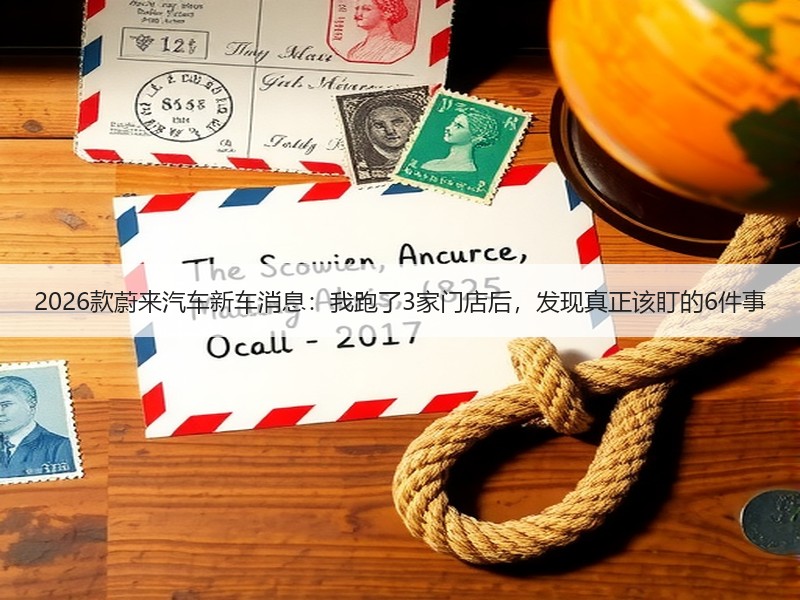 2026款蔚来汽车新车消息：我跑了3家门店后，发现真正该盯的6件事