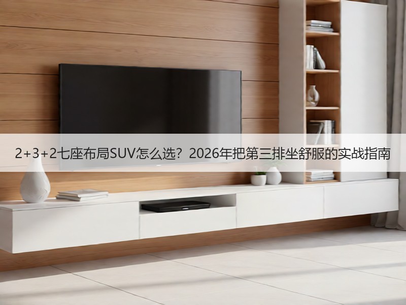2+3+2七座布局SUV怎么选？2026年把第三排坐舒服的实战指南