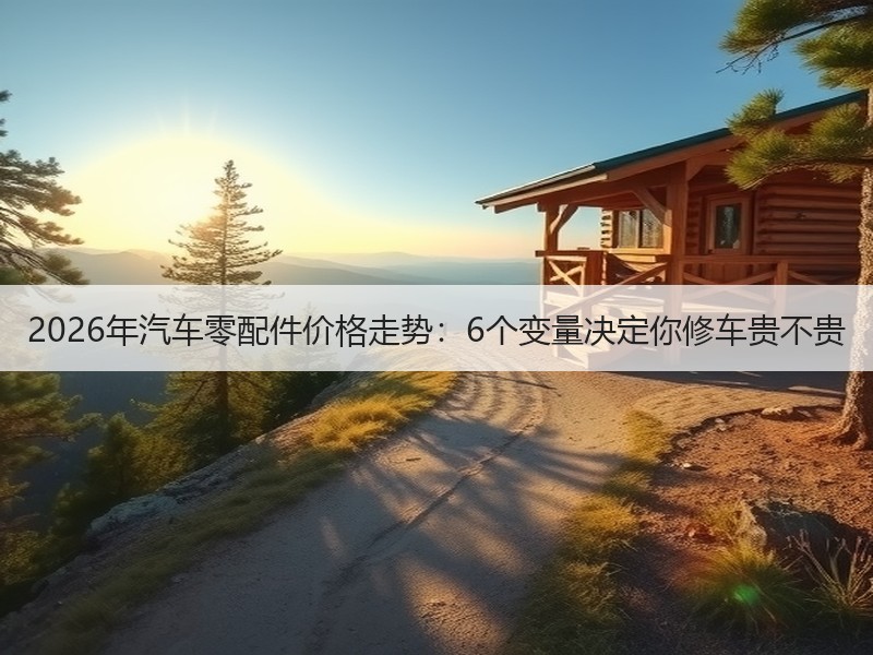 2026年汽车零配件价格走势：6个变量决定你修车贵不贵