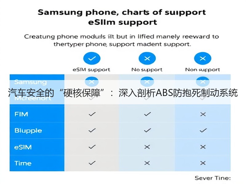 汽车安全的“硬核保障”：深入剖析ABS防抱死制动系统
