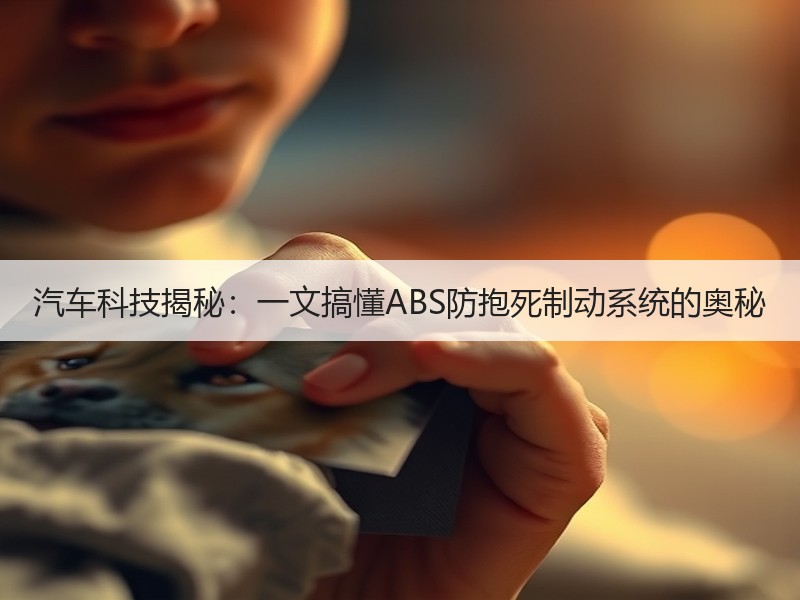 汽车科技揭秘：一文搞懂ABS防抱死制动系统的奥秘