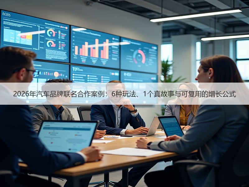 2026年汽车品牌联名合作案例：6种玩法、1个真故事与可复用的增长公式