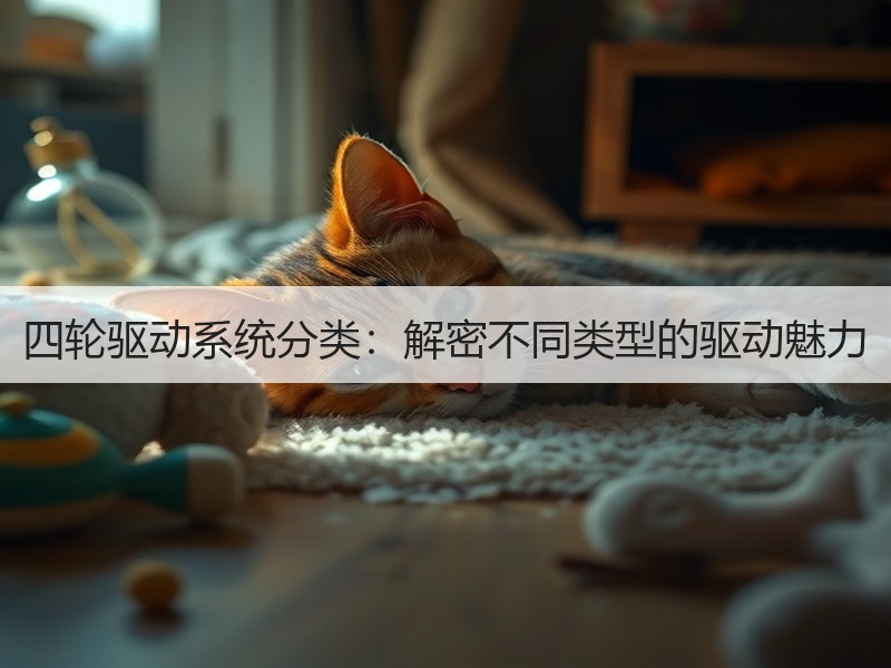 四轮驱动系统分类：解密不同类型的驱动魅力