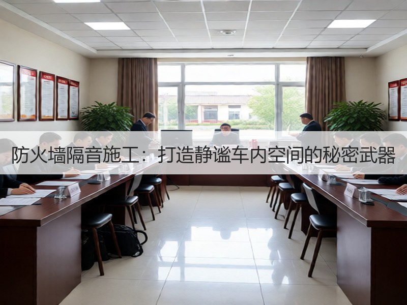 防火墙隔音施工：打造静谧车内空间的秘密武器
