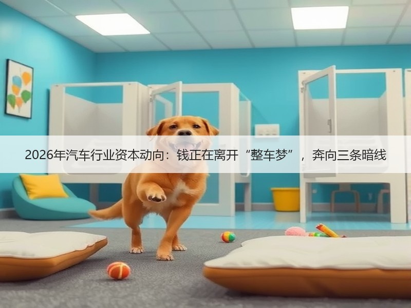 2026年汽车行业资本动向：钱正在离开“整车梦”，奔向三条暗线