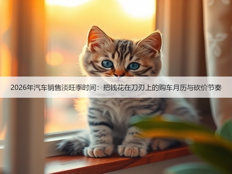 2026年汽车销售淡旺季时间：把钱花在刀刃上的购车月历与砍价节奏