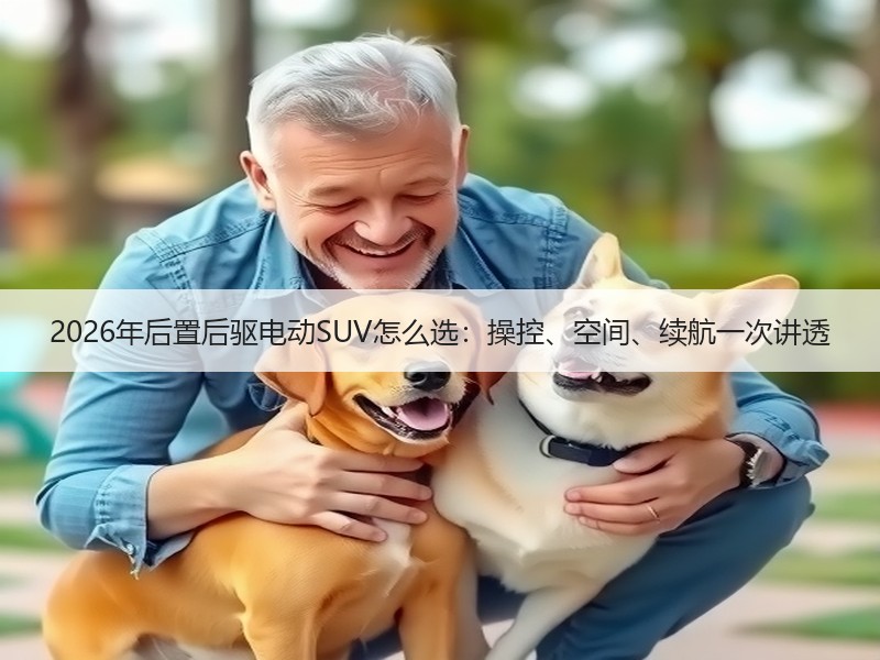 2026年后置后驱电动SUV怎么选：操控、空间、续航一次讲透