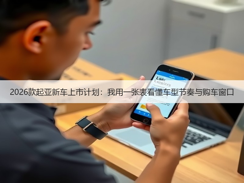 2026款起亚新车上市计划：我用一张表看懂车型节奏与购车窗口