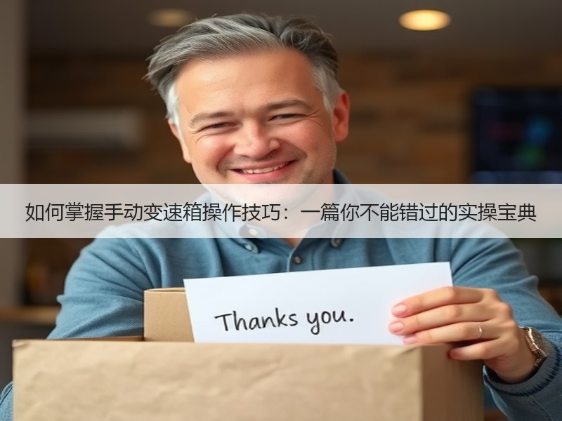 如何掌握手动变速箱操作技巧：一篇你不能错过的实操宝典