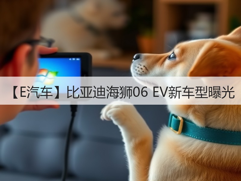 【E汽车】比亚迪海狮06 EV新车型曝光