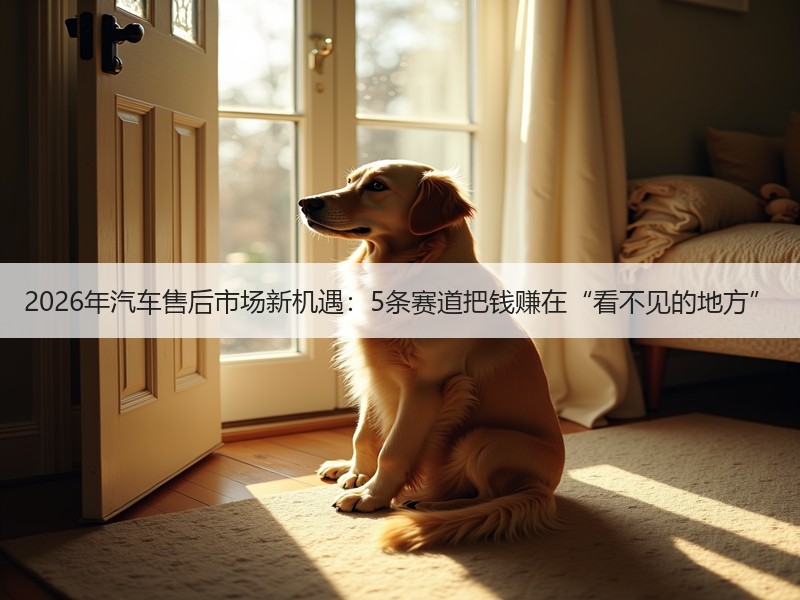 2026年汽车售后市场新机遇：5条赛道把钱赚在“看不见的地方”