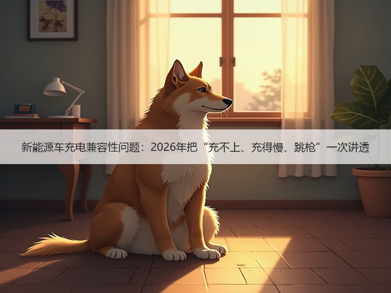 新能源车充电兼容性问题：2026年把“充不上、充得慢、跳枪”一次讲透