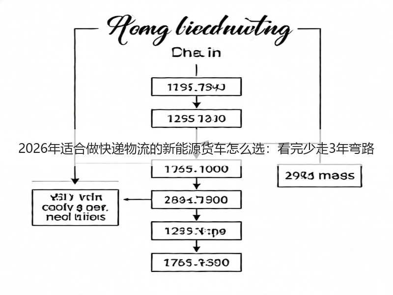 2026年适合做快递物流的新能源货车怎么选：看完少走3年弯路