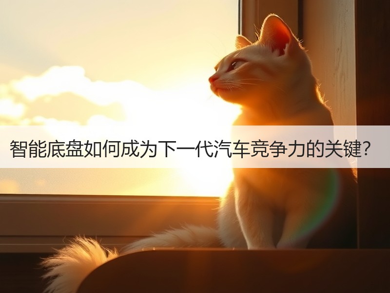 智能底盘如何成为下一代汽车竞争力的关键？