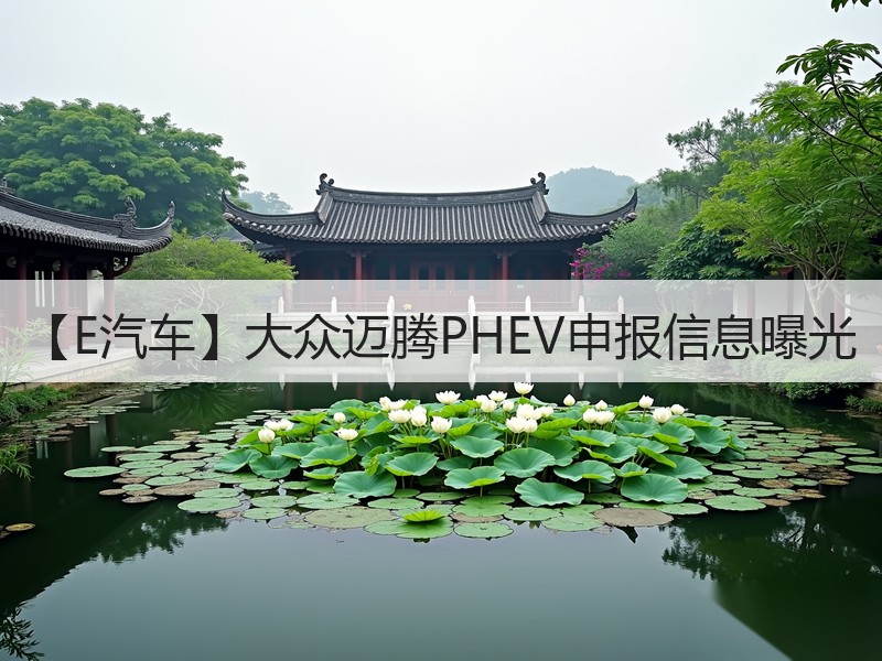 【E汽车】大众迈腾PHEV申报信息曝光