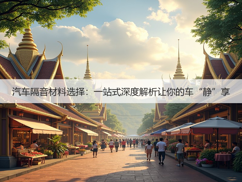 汽车隔音材料选择：一站式深度解析让你的车“静”享